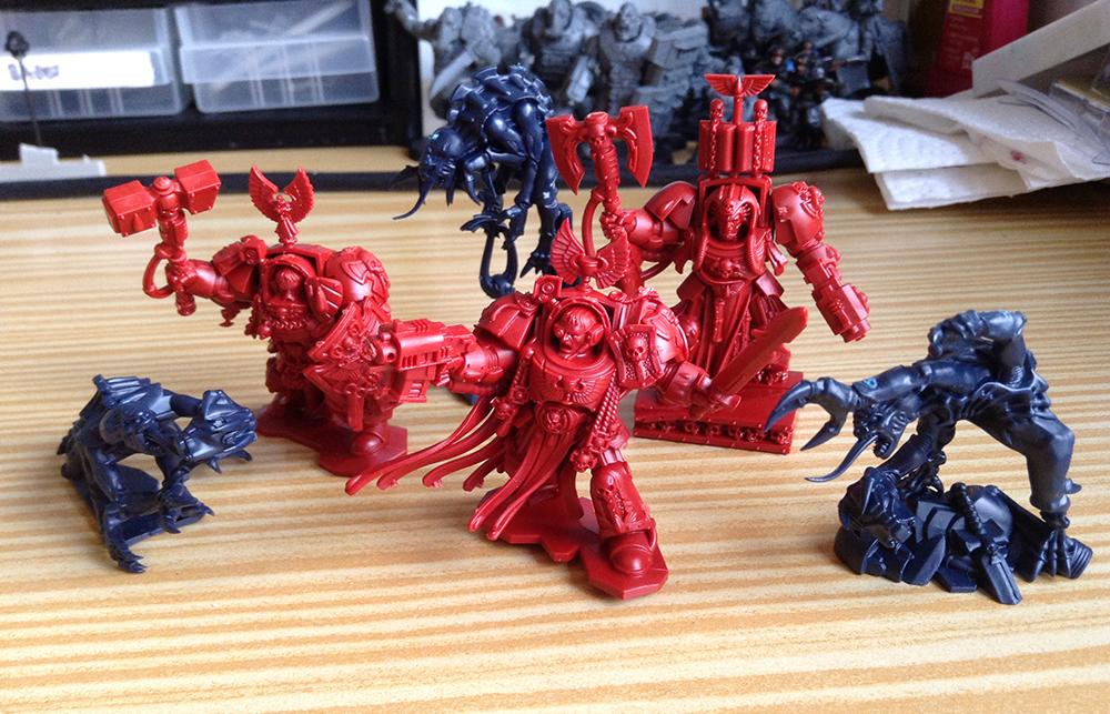 Blood Angels, Gene Stealers, Space Hulk, Terminator Armor Space Hulk